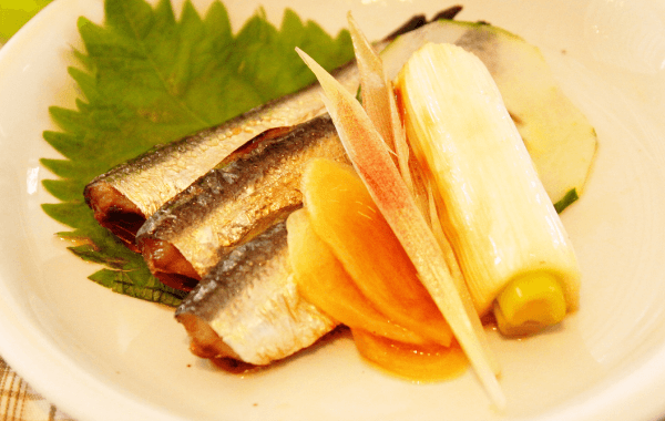 ままかりの焼漬け
