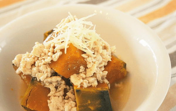 かぼちゃのそぼろ煮