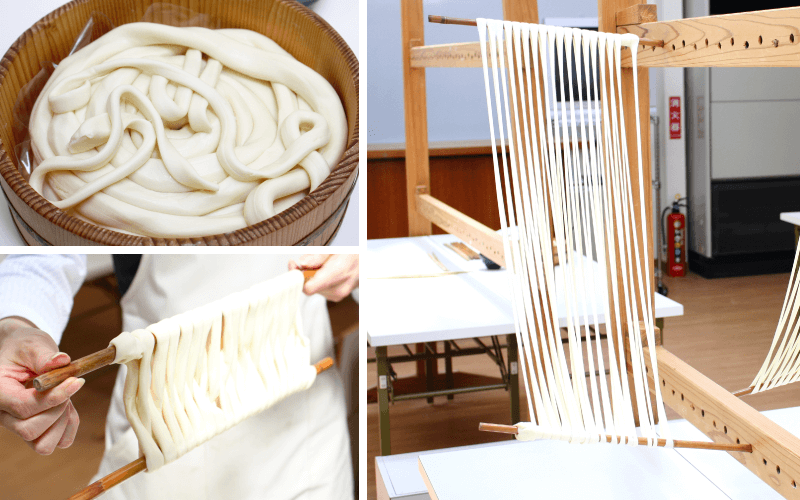 手延べ麺の作り方