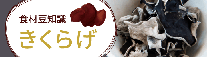 食材豆知識きくらげ