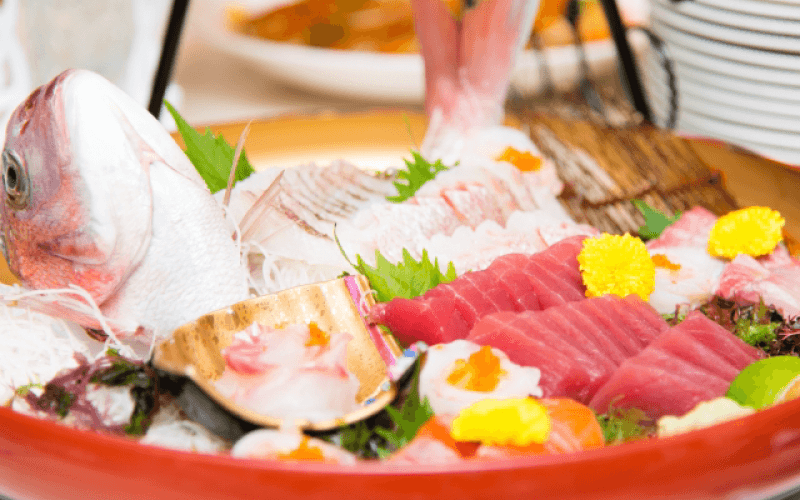 鯛の盛り合わせ